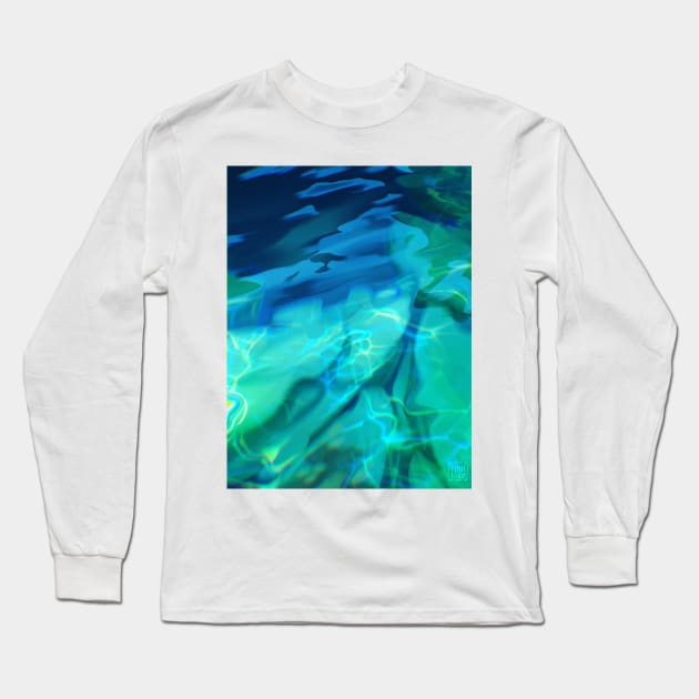 Water Long Sleeve T-Shirt by Ithilnaur